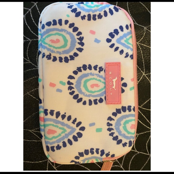 Scout Handbags - Scout Rain Drop Wallet pink blue and turquoise